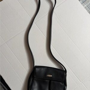 Nine West Black Leather crossbody Handbag